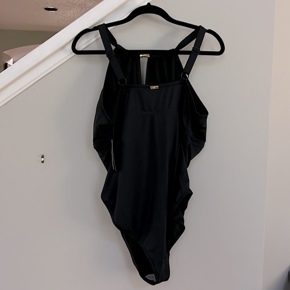 LAUREN RALPH LAUREN
Plus Size Halter-Neck One Piece Swimsuit - Picture 5 of 14